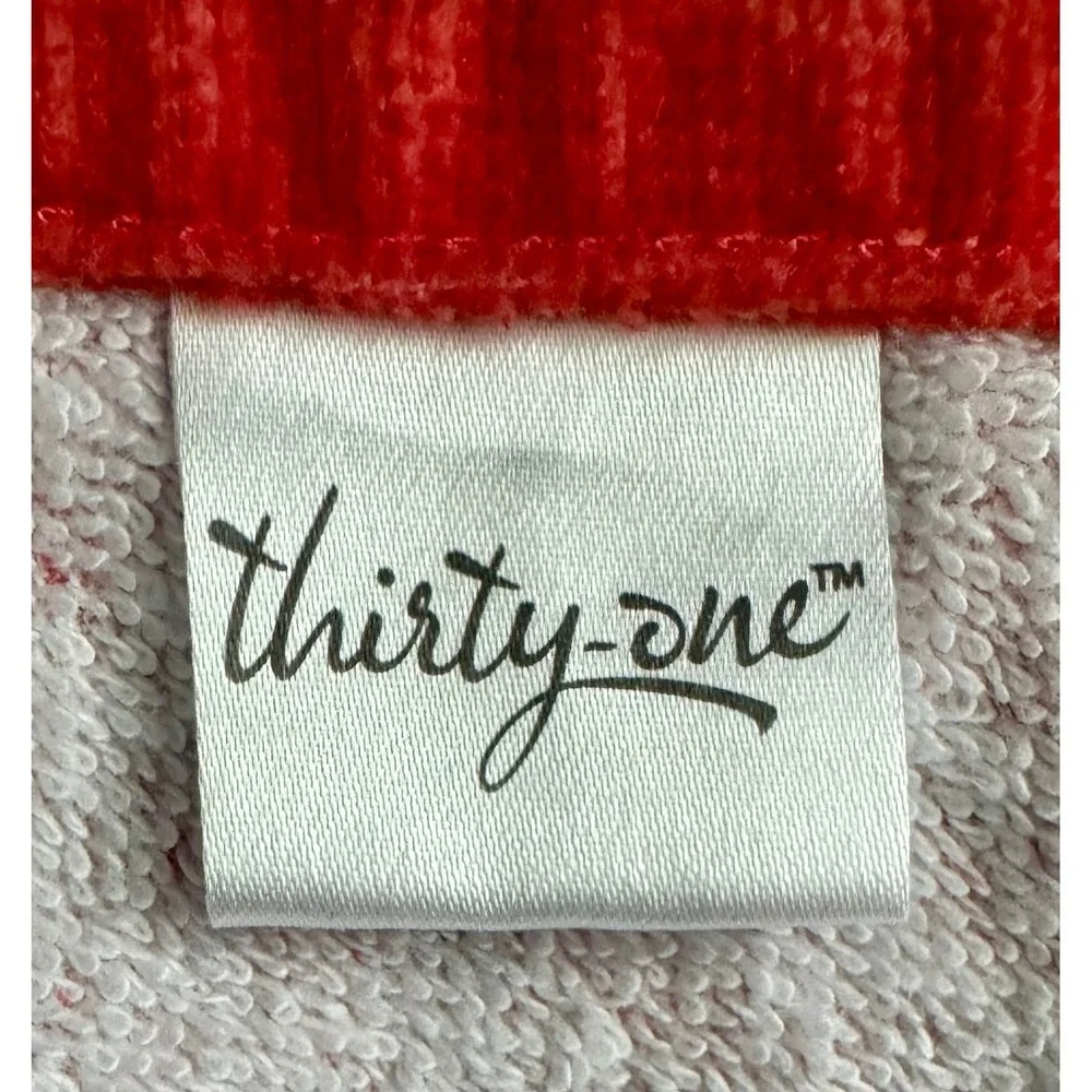 Thirty-One Dandelion Dream ~ Black & White Floral Coral Beach Towel